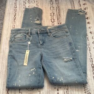 NWT Blank NYC Light Blue Distressed Skinny Jeans